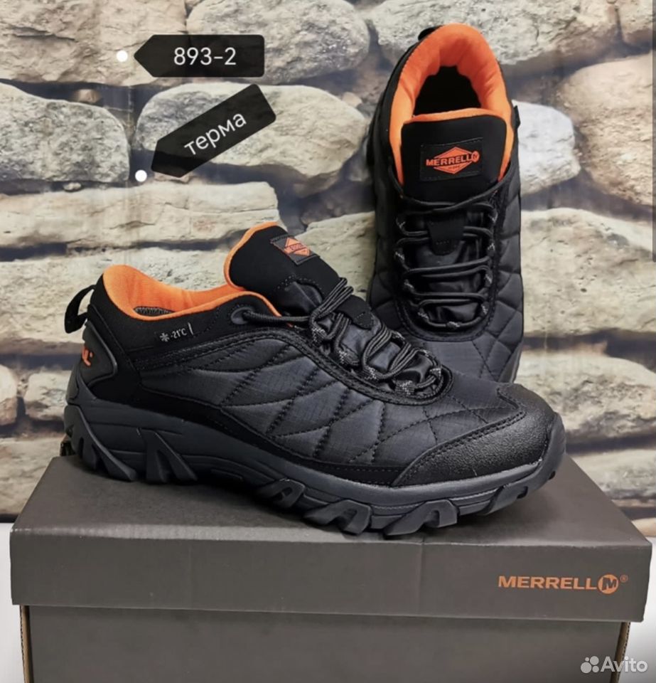 Фотография модели Кроссовки  цвет Чёрный  бренд Merrell 